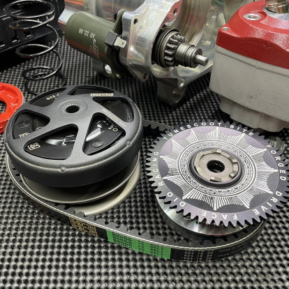 Kit motor 130cc Dio50 refrigeración por agua con cilindro de 56mm cigüeñal cárter billet de 53mm y arranque eléctrico